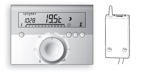 Termostato ambiente universal Baxi RX 1200 programable inalámbrico