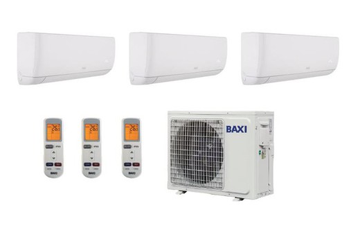 Aire acondicionado 3x1 Baxi Anori-2 LSGT60-3M + JSGNW25 + JSGNW25 + JSGNW25