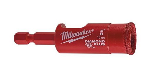 Broca Milwaukee Diamond Max 15 mm 1/4" Hex