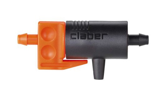 Claber 91217 Gotero regulable en línea 0-6 l/h