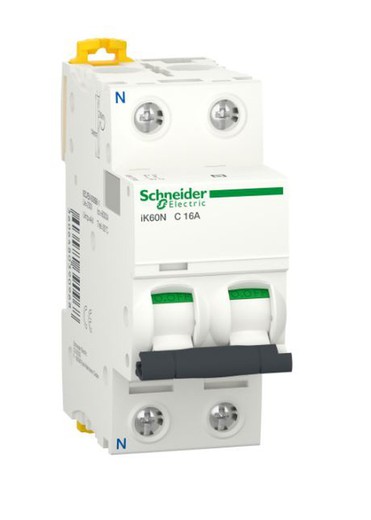 Magnetotérmico Schneider Electric A9K17616 IK60N 1P+N 16A C
