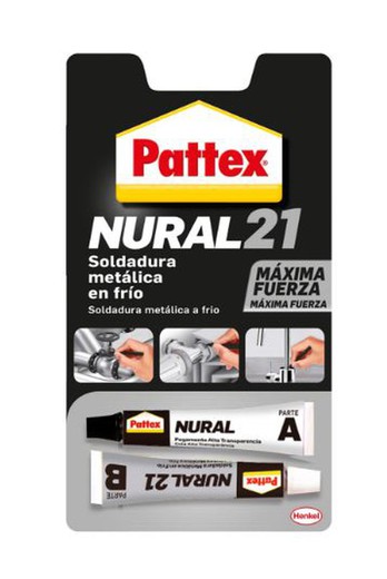 Soldadura metálica en frío Pattex Nural 21