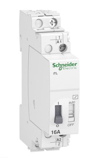 Telerruptor modular Schneider Electric A9C30811 ITL 1P 16A 230VCA 110VCC