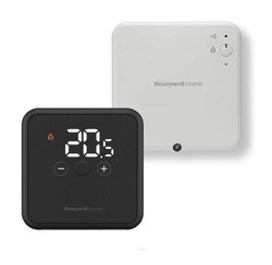 Termostato ambiente negro Honeywell DT4R inalámbrico