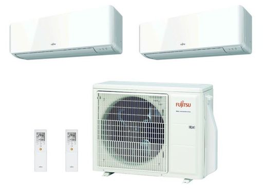 Aire acondicionado 2x1 Fujitsu AOY50UI-KB + ASY35MI-KMC + ASY35MI-KMC WiFi