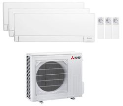 Aire acondicionado 3x1 Mitsubishi MXZ-3F54VF + 2xMSZ-AY25VGK + MSZ-AY35VGK