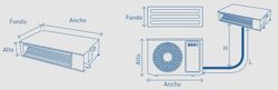 Aire acondicionado Conducto Baxi Nanuk RZGD100