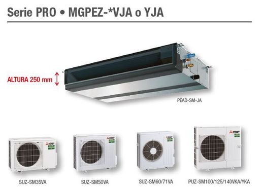 Aire acondicionado Mitsubishi Electric MGPEZ-71VJA