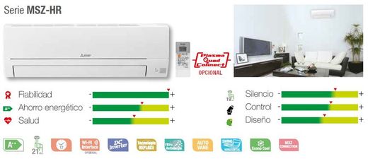 Aire acondicionado Mitsubishi Electric MSZ-HR35VF