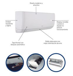 Aire acondicionado 2x1 Baxi Anori-2 LSGT50-2M + JSGNW25 + JSGNW35