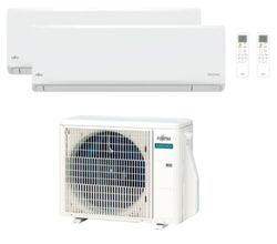Aire acondicionado multisplit 2x1 Fujitsu AOY50UI-KB + ASY25-KN + ASY35-KN WiFi