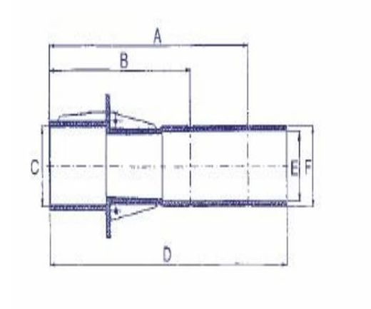 Astralpool Pasamuros 300 mm conexión anterior rosca hembra 2"