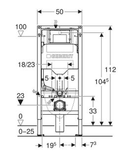 Bastidor Geberit Duofix 111.374.00.6