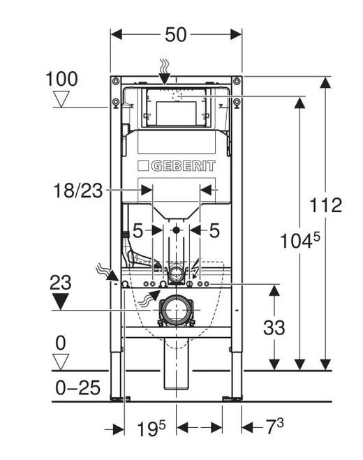 Bastidor Geberit Duofix 111.374.00.6