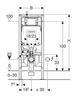 Bastidor Geberit Duofix 111.791.00.1