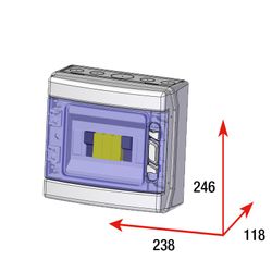 Caja de protección modular GAVE STM110NSP15