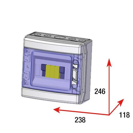 Caja de protección modular GAVE STM110NSP15