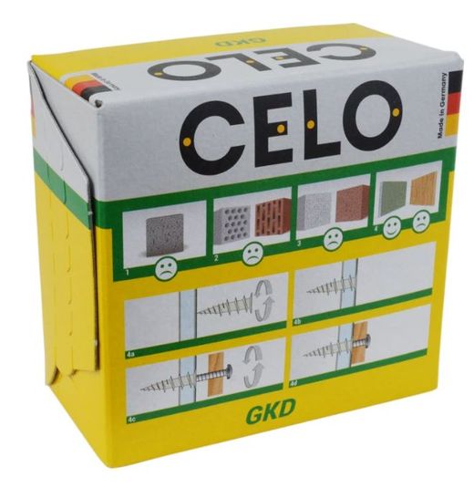 Caja de tacos de nylon para cartón yeso Celo 9GKD