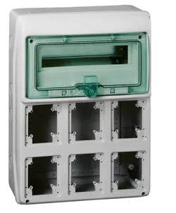 Caja Schneider Kaedra para 12 módulos y 6 aberturas