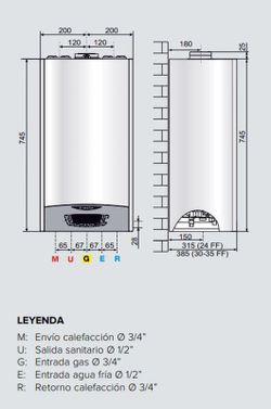 Caldera Ariston Clas One WiFi 35 mixta