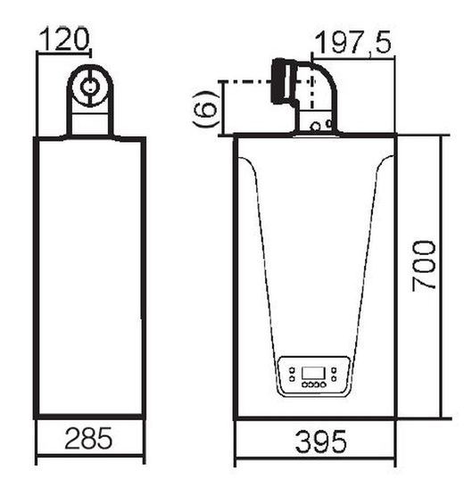 Caldera Baxi Platinum iCompact 26/26 F