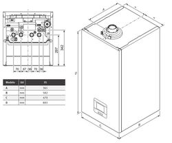 Caldera Saunier Duval Isomax MiConnect 35 + MiSet Radio
