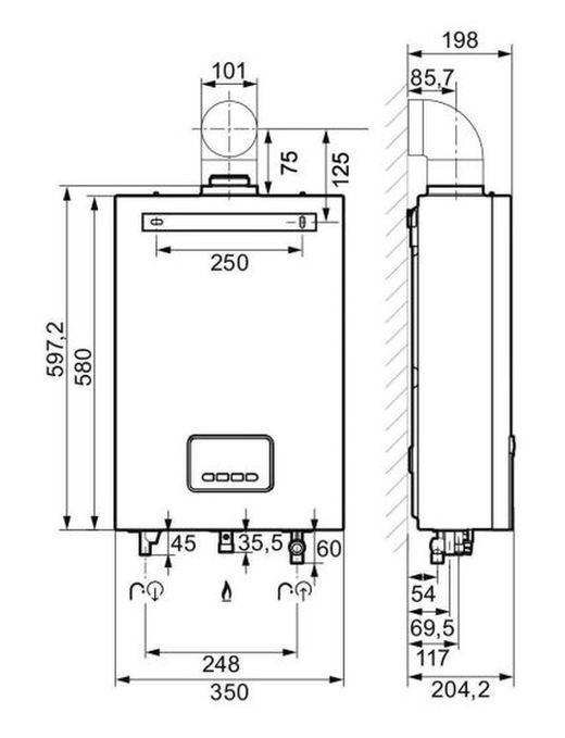 Calentador Saunier Duval Opaliatherm F15