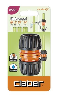 Claber 8565 Reparador universal 1/2" - 5/8" - 3/4"