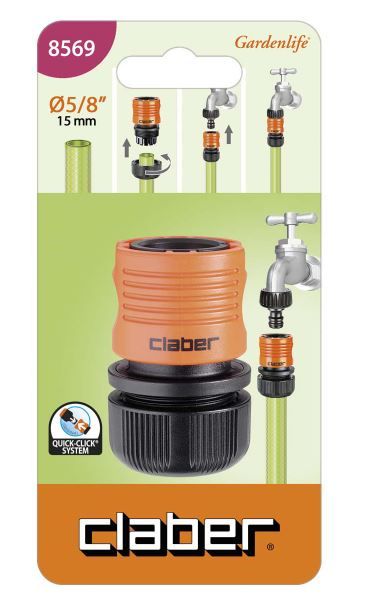 Claber 8569 Conector automático 5/8"