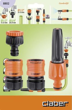 Claber 8802 Juego lanza + conector 1/2"