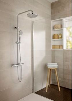 Columna de ducha termostática Roca Victoria T-Plus