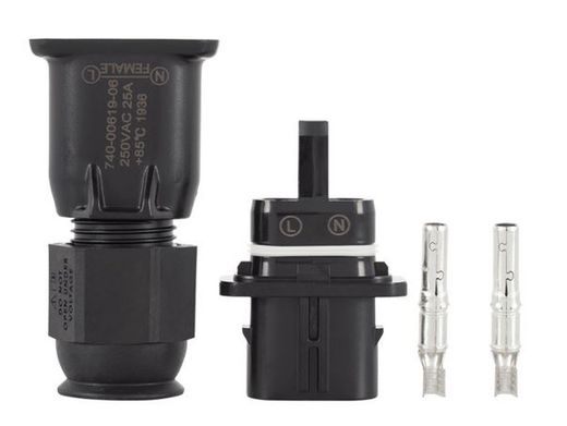 Conector Enphase Q-CONN-R-10F hembra monofásico