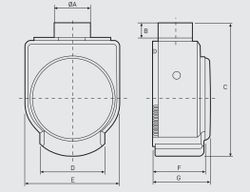Extractor de cocina con filtro S&P CK-25 N