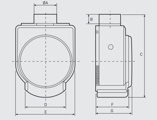 Extractor de cocina con filtro S&P CK-25 N