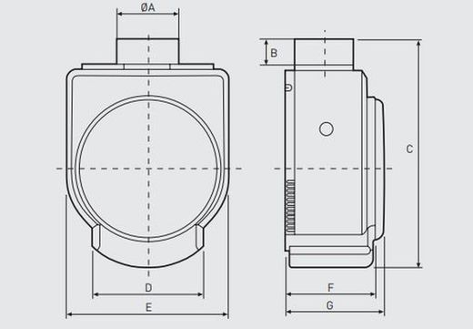 Extractor de cocina con filtro S&P CK-40 F