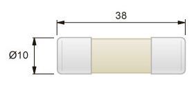 Fusible cilíndrico Gave 30F20PV