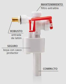 Grifo flotador Wirquin F90 servo-válvula lateral