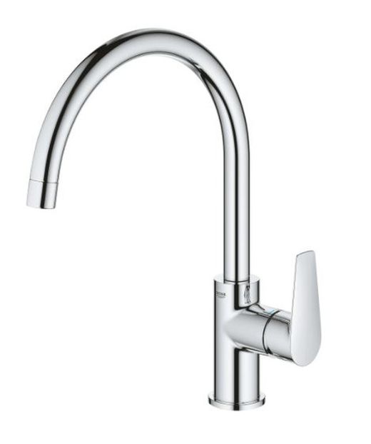 Grifo monomando de fregadero Grohe Bauedge 1/2"