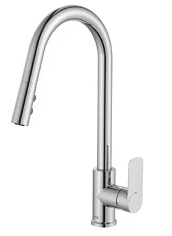 Grifo monomando repisa Roca Cala caño curvo giratorio y ducha extraíble