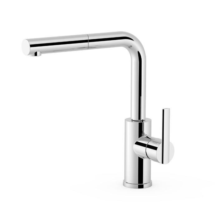 Grifo monomando Tres 181437 caño extraíble