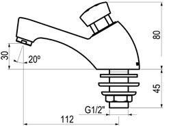 Grifo Presto 605 (f) un agua