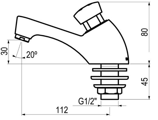 Grifo Presto 605 (f) un agua