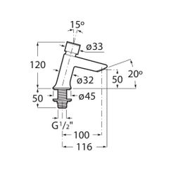 Grifo temporizado Roca Instant para lavabo