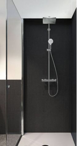 Hansgrohe Crometta E Showerpipe 240 con termostato