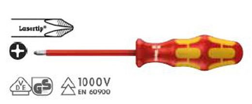 HT 006152 Destornillador aislado Philips 162 i PH VDE PH1x80