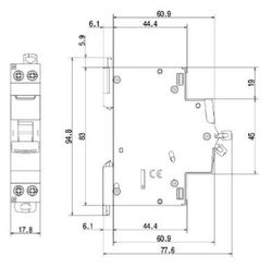 Interruptor magnetotérmico DX3 6/10kA Legrand 407729