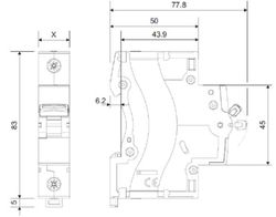 Interruptor magnetotérmico TX3 Legrand 403607