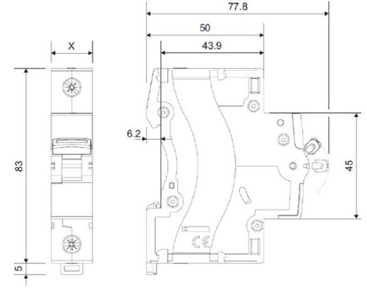 Interruptor magnetotérmico TX3 Legrand 403630