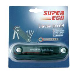 Juego 7 llaves Allen Super-Ego 2,5-10 mm