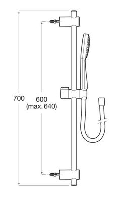 Kit de ducha Roca Stella A5B3413C00